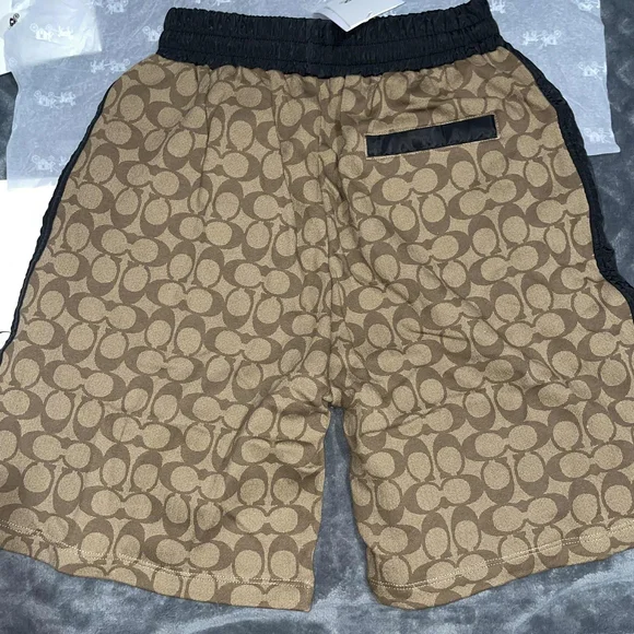 Coach Brown Patterned Shorts - Picture 2 of 6